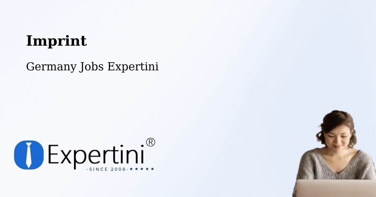 Imprint – Arnstadt - Germany Jobs Expertini
