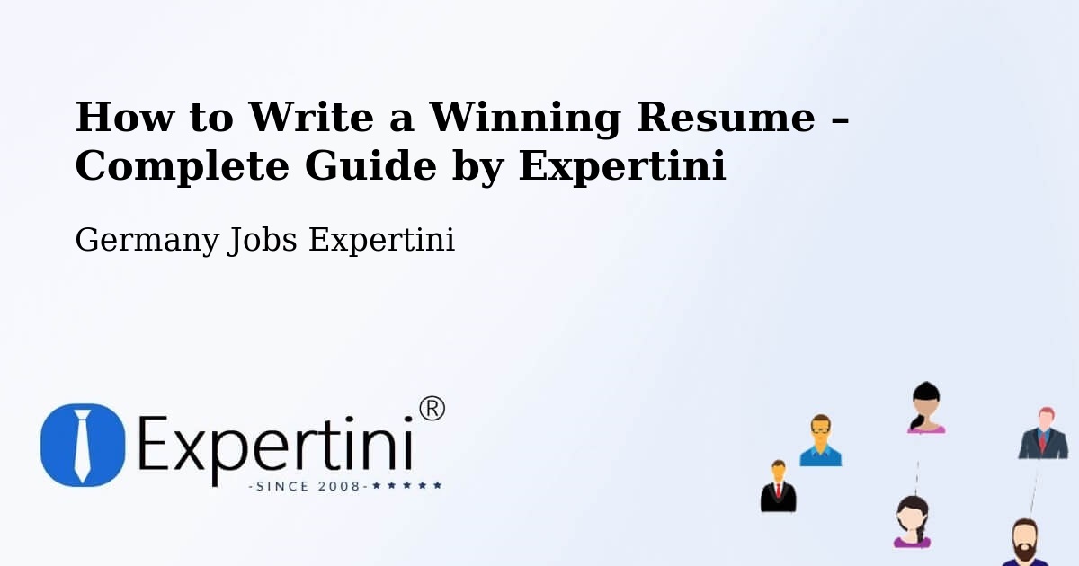 Resume Writing Guide for Job Seekers – Arnstadt - Arnstadt, Germany Jobs Expertini